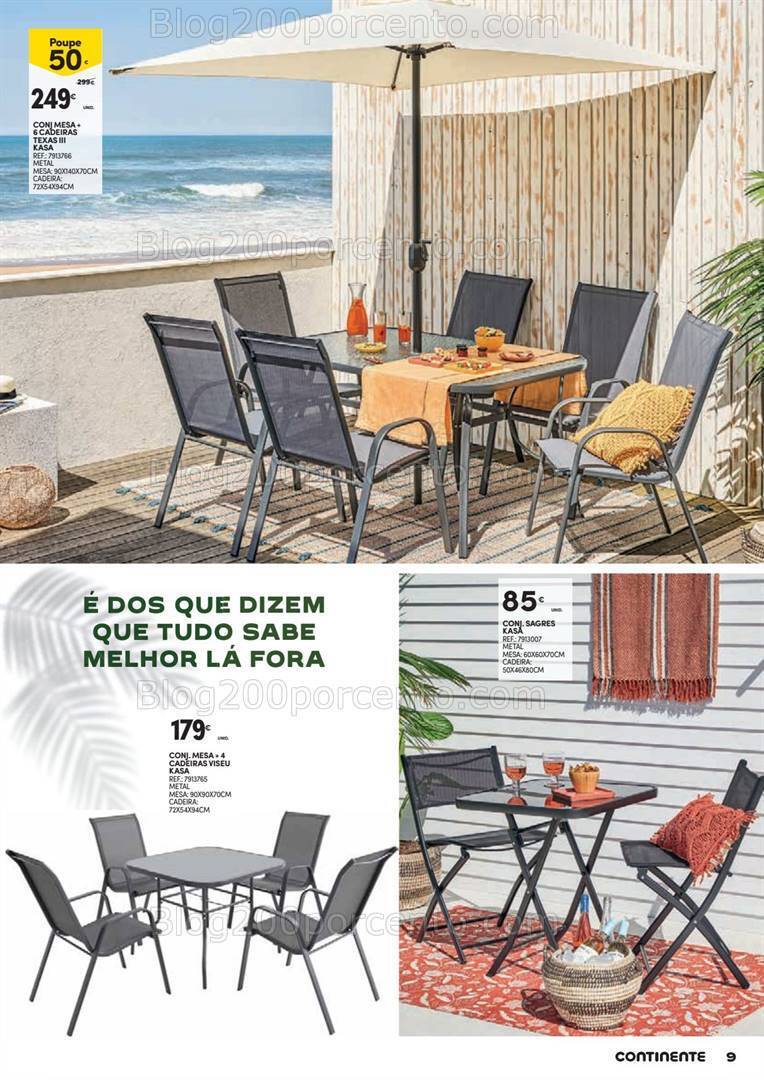 Antevisão Folheto CONTINENTE Ar Livre Promoções de 14 maio a 23 junho