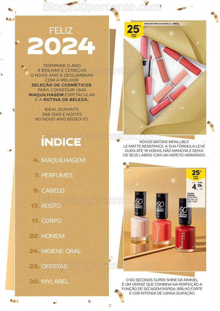 Antevisão Folheto CONTINENTE Beleza Especial Final de Ano - 12 a 31 dezembro