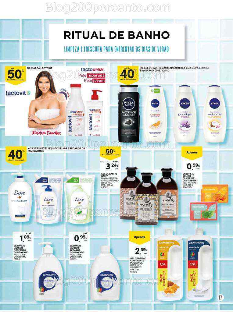 Antevisão Folheto CONTINENTE Beleza Promoções de 18 a 30 julho