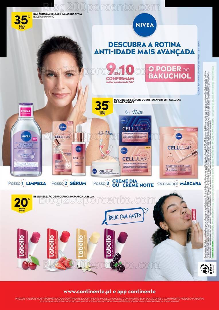 Antevisão Folheto CONTINENTE Beleza Promoções de 19 a 31 março