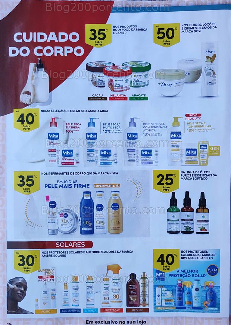 Antevisão Folheto CONTINENTE Beleza Promoções de 22 abril a 11 maio