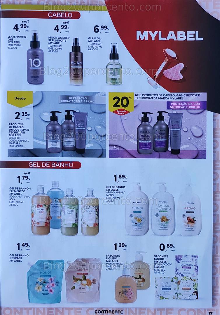 Antevisão Folheto CONTINENTE Beleza Promoções de 22 abril a 11 maio