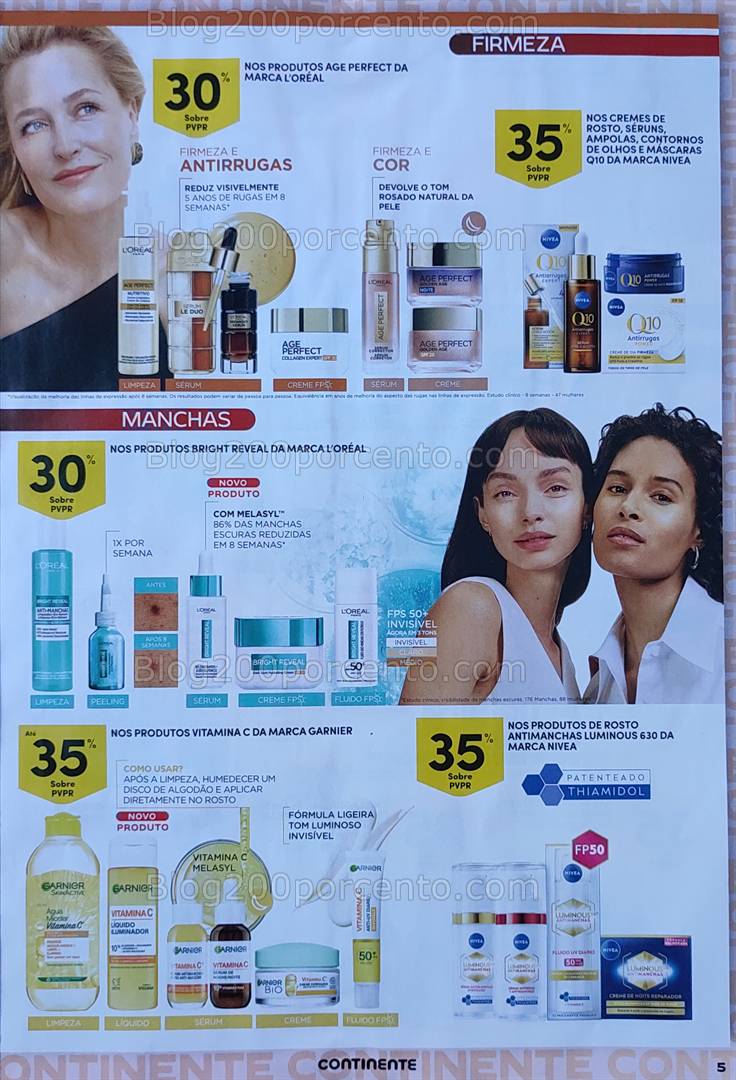 Antevisão Folheto CONTINENTE Beleza Promoções de 22 abril a 11 maio