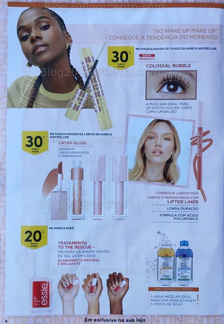 Antevisão Folheto CONTINENTE Beleza Promoções de 22 abril a 11 maio