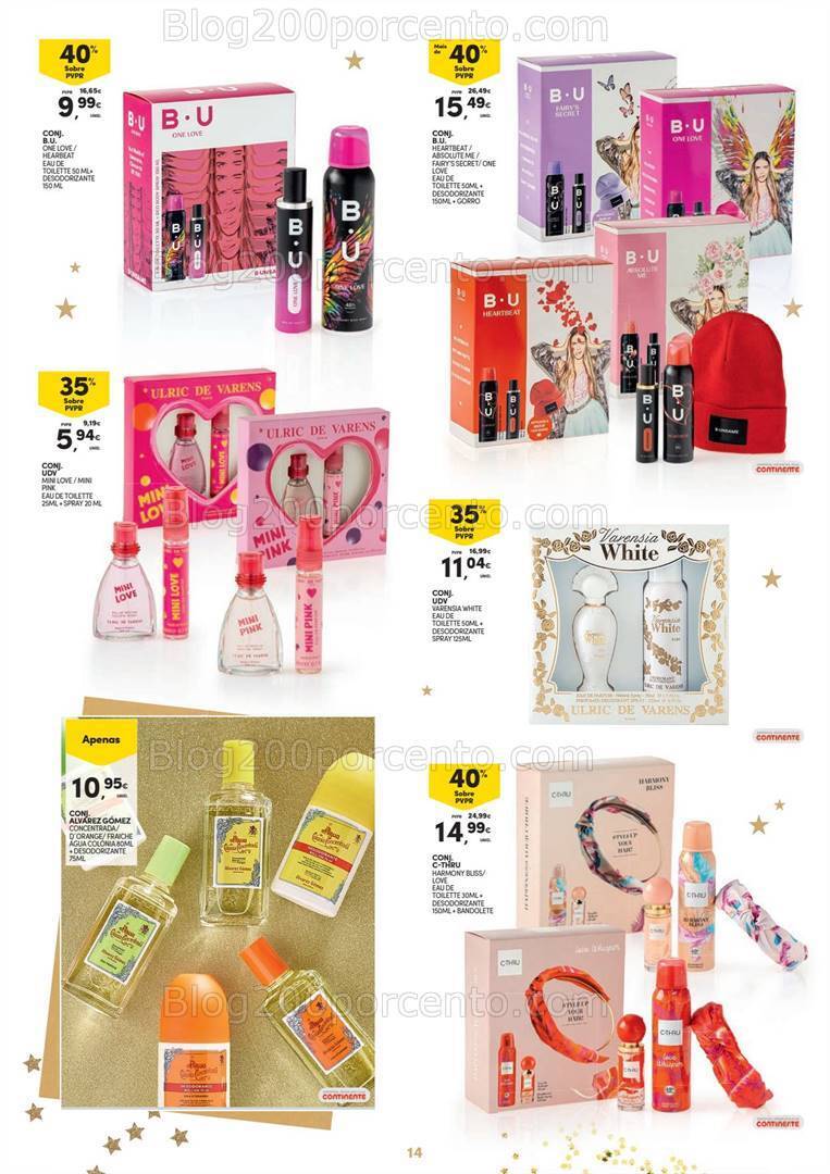 Antevisão Folheto CONTINENTE Beleza Natal Promoções de 7 novembro a 10 dezembro