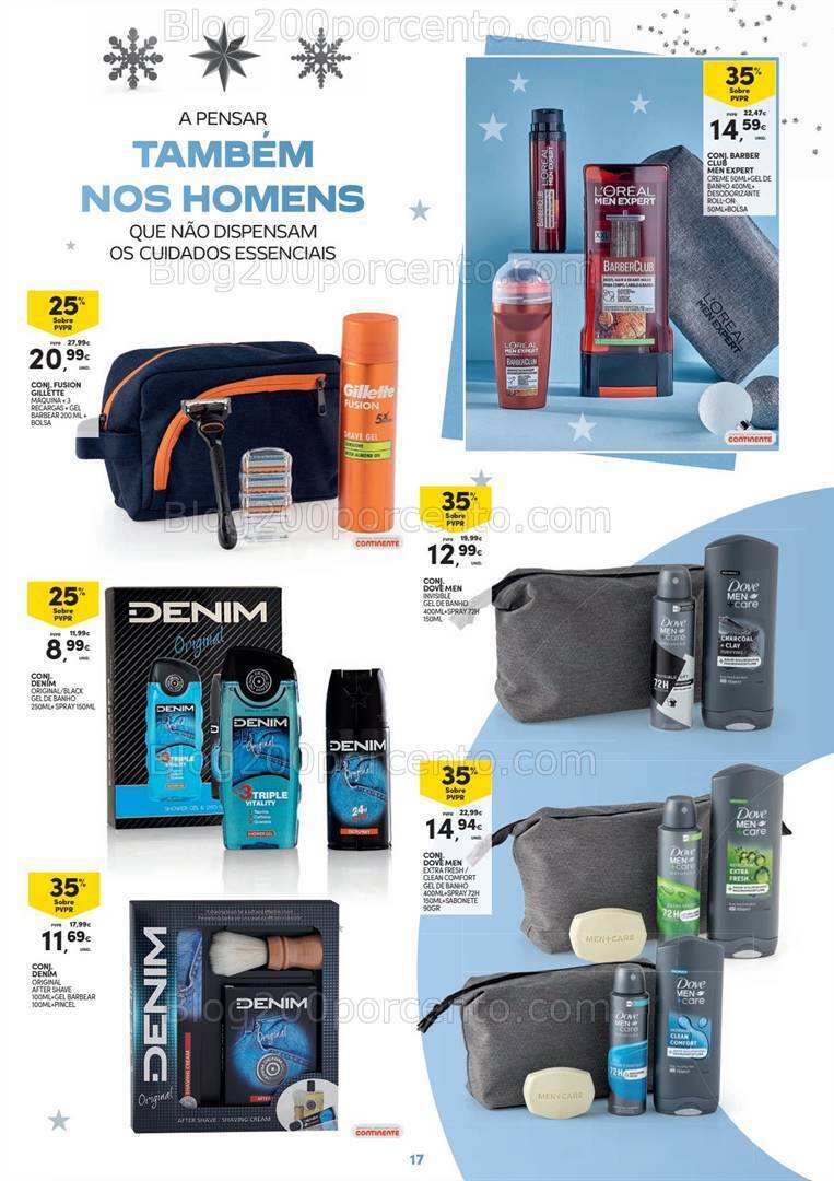 Antevisão Folheto CONTINENTE Beleza Natal Promoções de 7 novembro a 10 dezembro