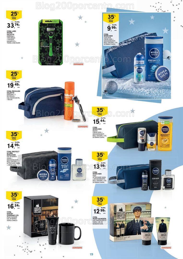 Antevisão Folheto CONTINENTE Beleza Natal Promoções de 7 novembro a 10 dezembro