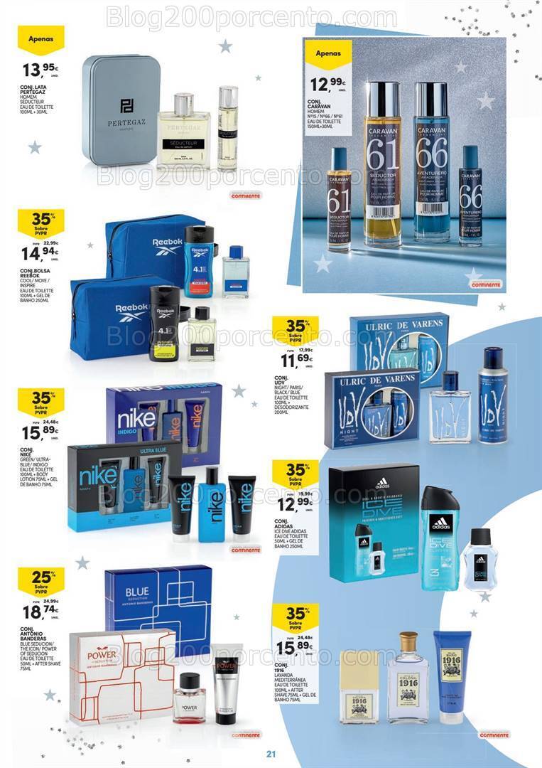 Antevisão Folheto CONTINENTE Beleza Natal Promoções de 7 novembro a 10 dezembro