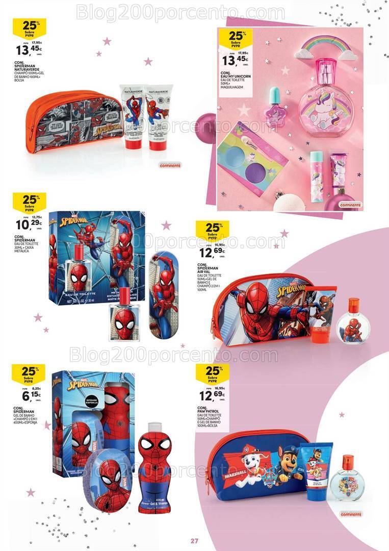 Antevisão Folheto CONTINENTE Beleza Natal Promoções de 7 novembro a 10 dezembro