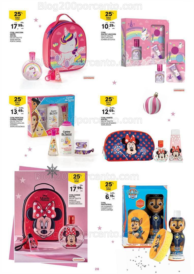 Antevisão Folheto CONTINENTE Beleza Natal Promoções de 7 novembro a 10 dezembro