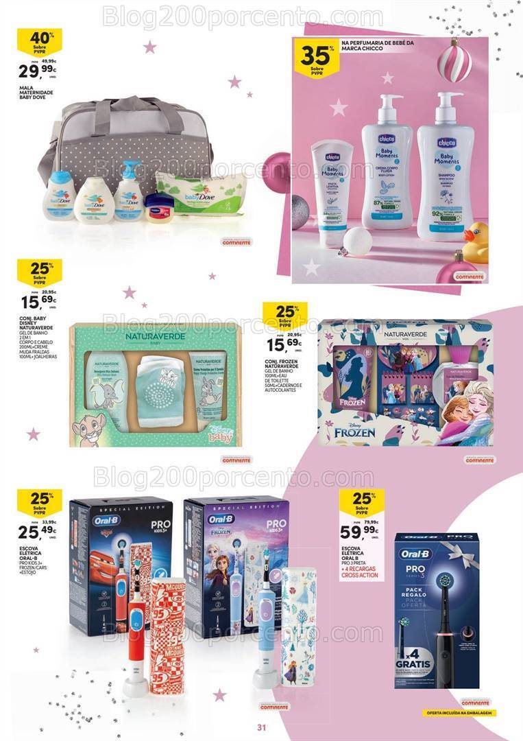 Antevisão Folheto CONTINENTE Beleza Natal Promoções de 7 novembro a 10 dezembro