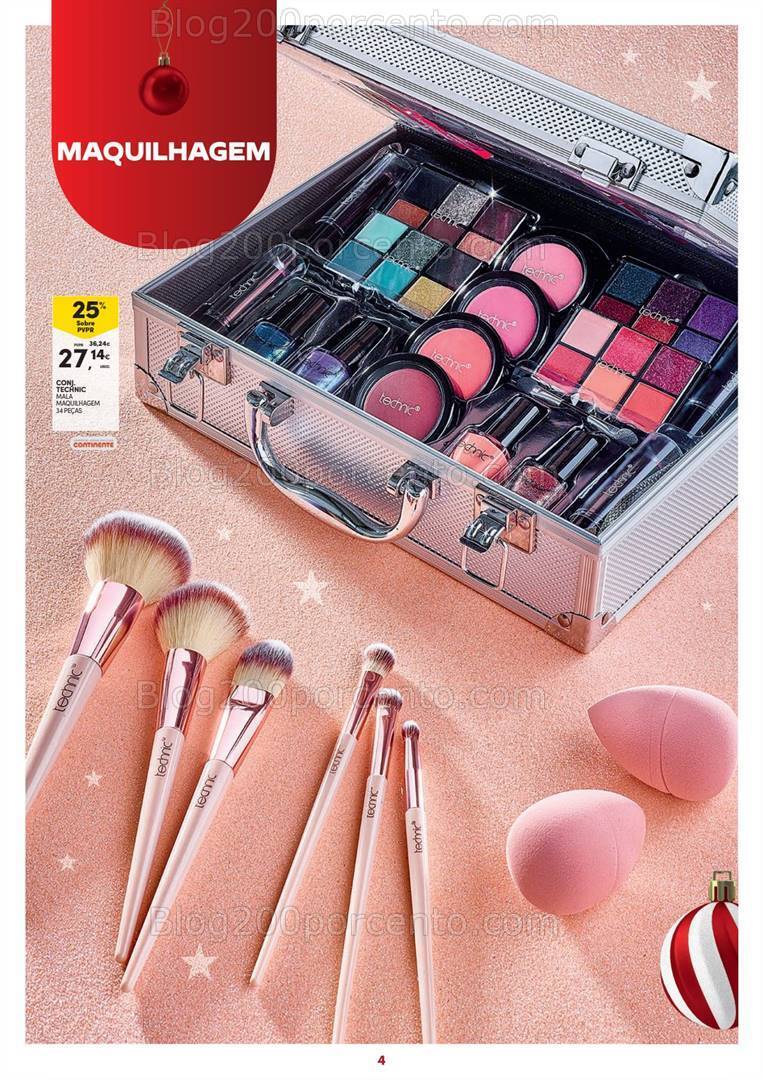 Antevisão Folheto CONTINENTE Beleza Natal Promoções de 7 novembro a 10 dezembro