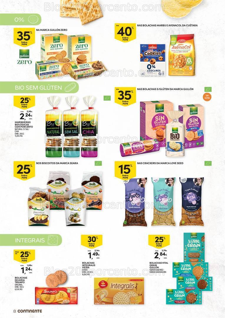 Antevisão Folheto CONTINENTE Bolachas Promoções de 5 a 17 março