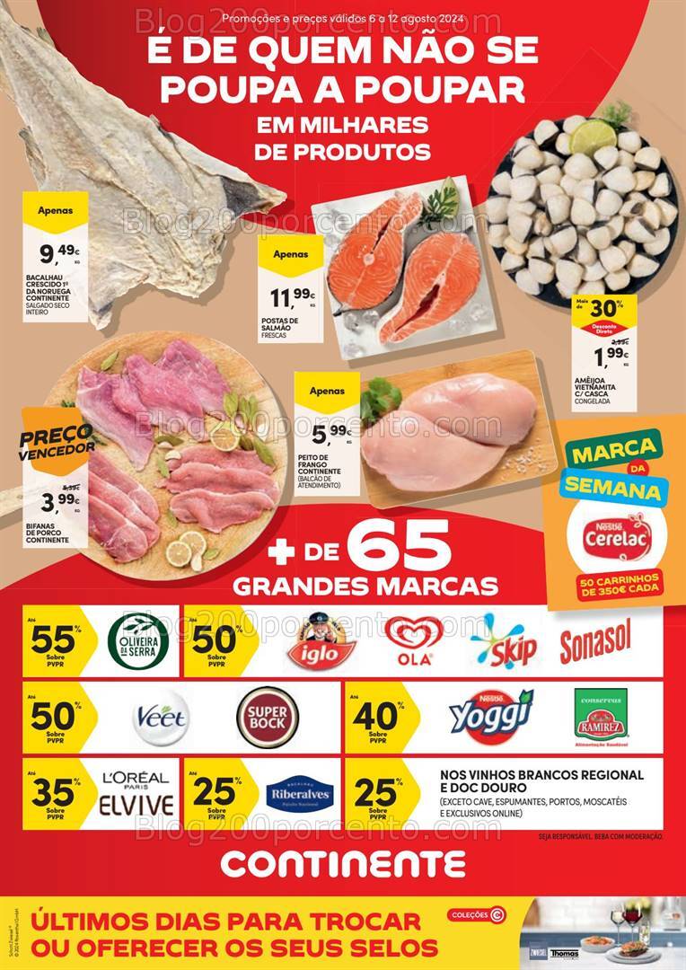 Antevisão Folheto CONTINENTE Bom Dia Promoções de 6 a 12 agosto
