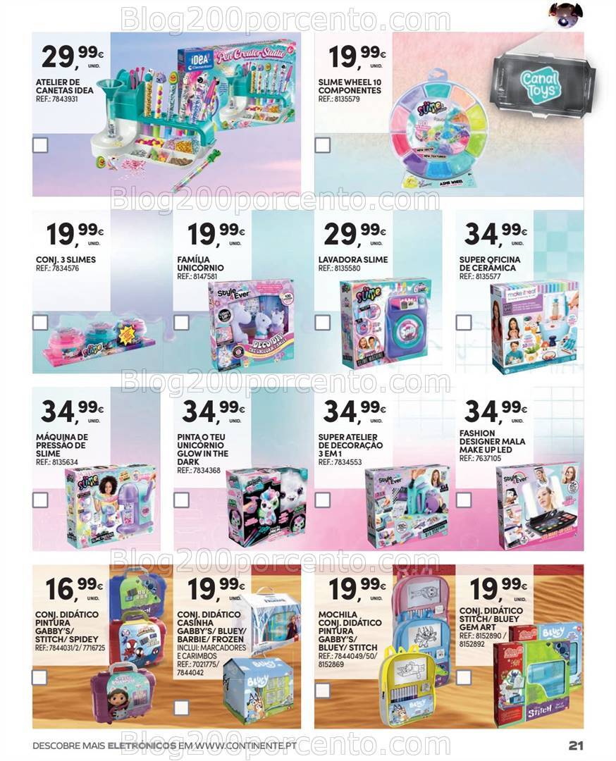 Antevisão Folheto CONTINENTE Brinquedos - 12 novembro a 8 dezembro