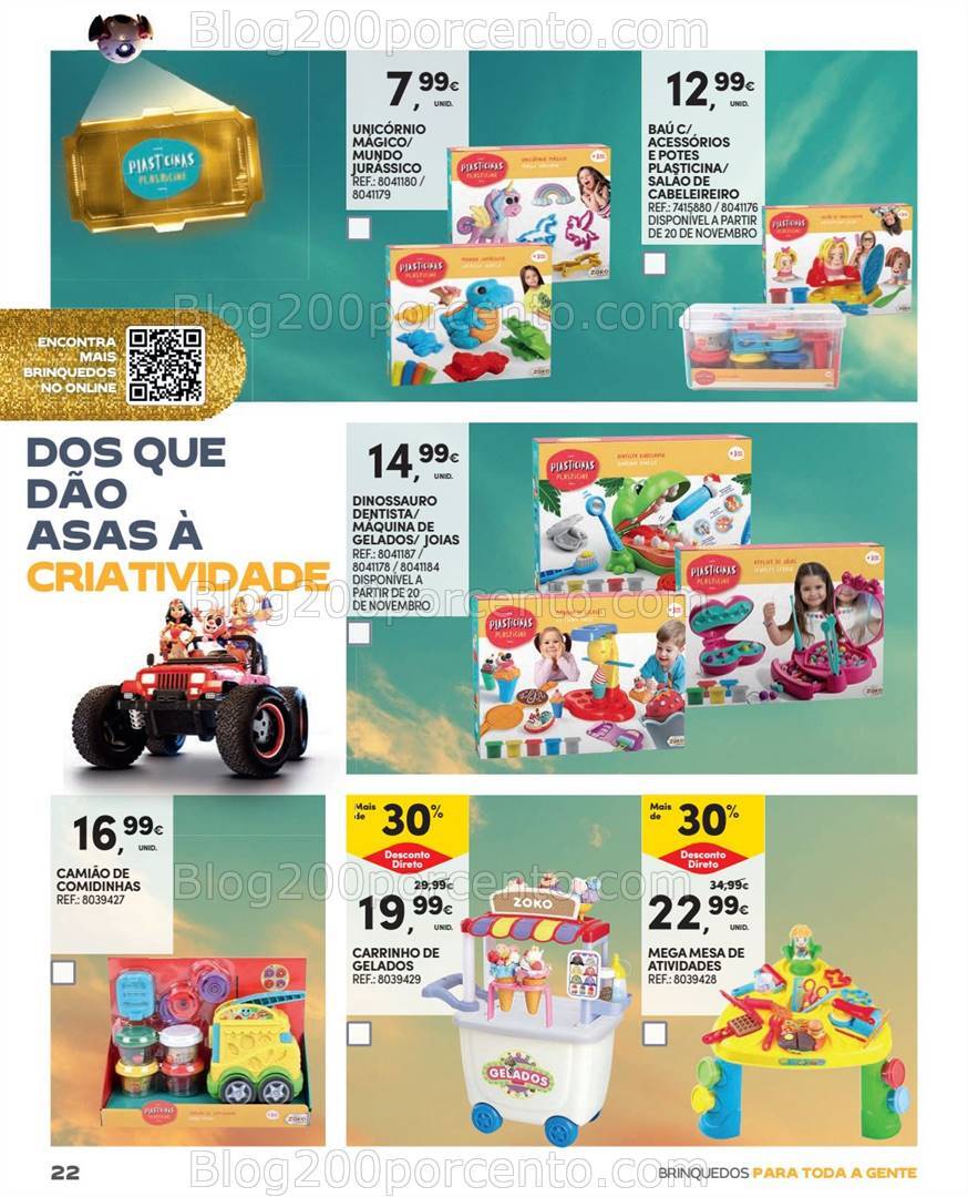 Antevisão Folheto CONTINENTE Brinquedos - 12 novembro a 8 dezembro