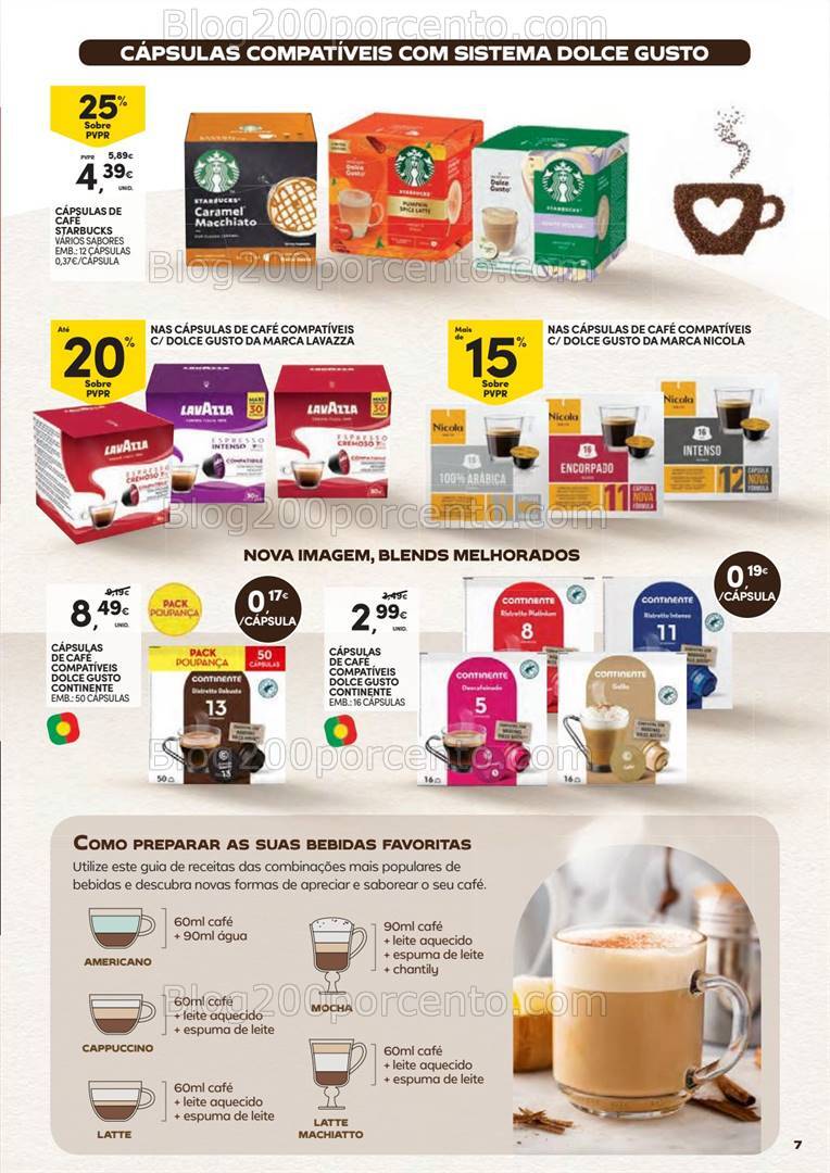 Antevisão Folheto CONTINENTE Especial Cafés Promoções de 15 a 27 outubro