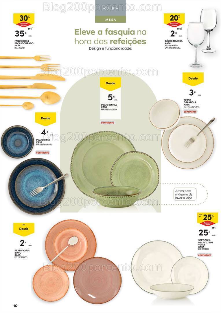 Antevisão Folheto CONTINENTE Casa Bazar Promoções 20 fevereiro a 10 março