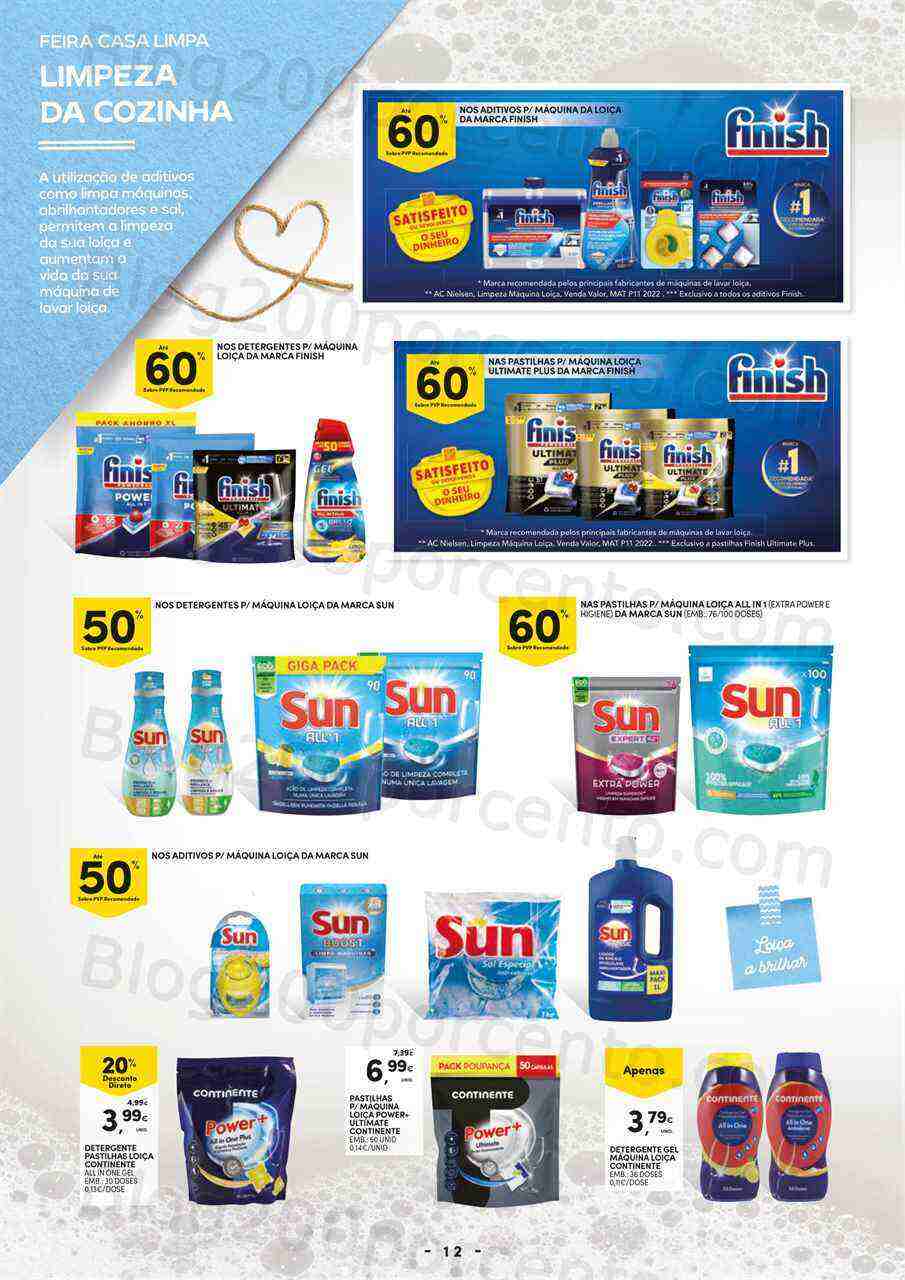 Antevisão Folheto CONTINENTE Especial Limpeza Promoções de 7 a 19 março