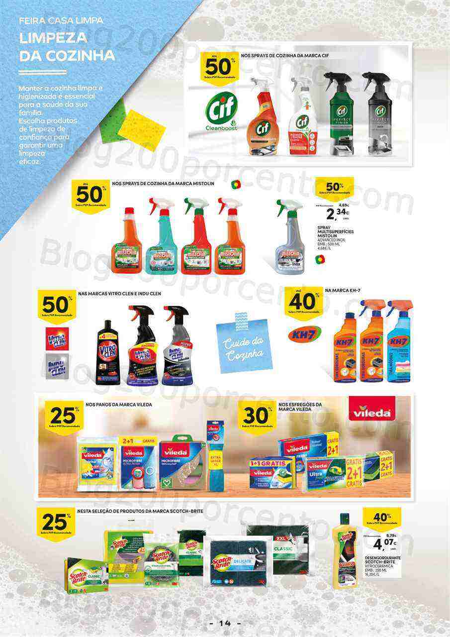 Antevisão Folheto CONTINENTE Especial Limpeza Promoções de 7 a 19 março