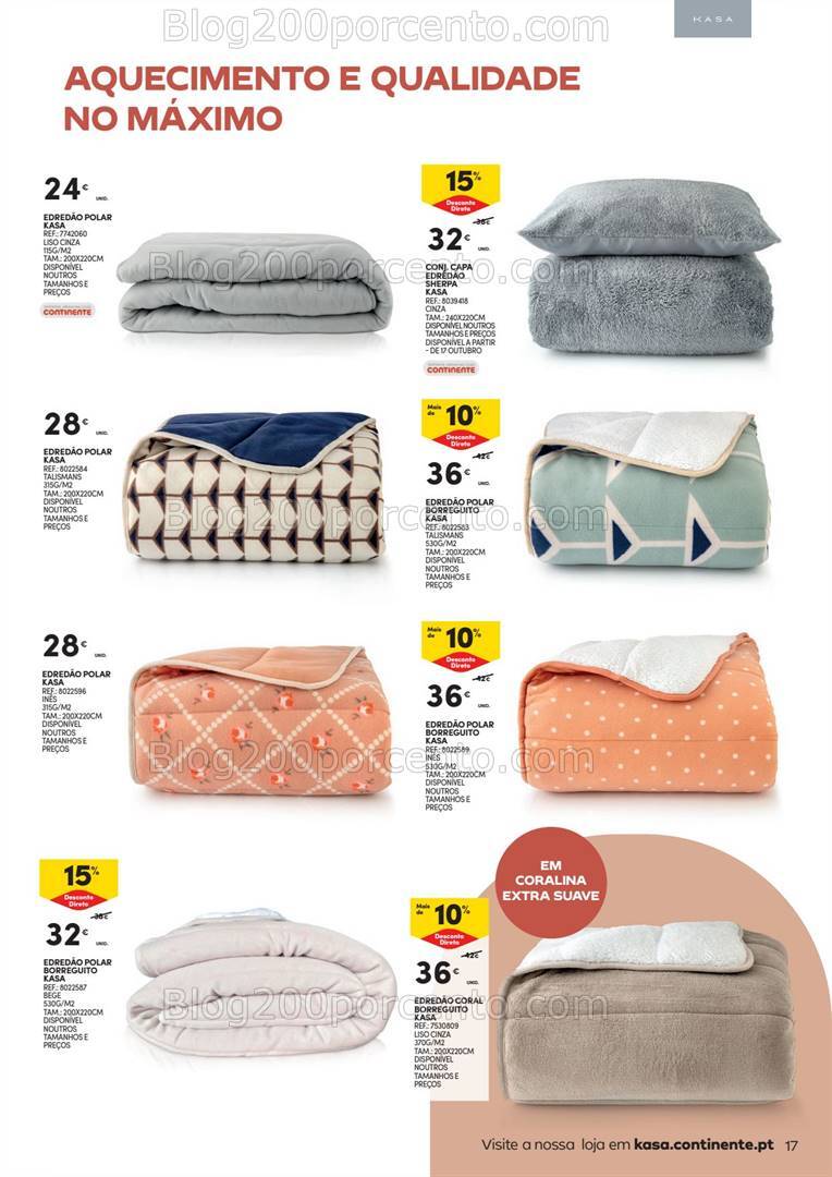 Antevisão Folheto CONTINENTE Casa Outono Promoções de 15 a 27 outubro