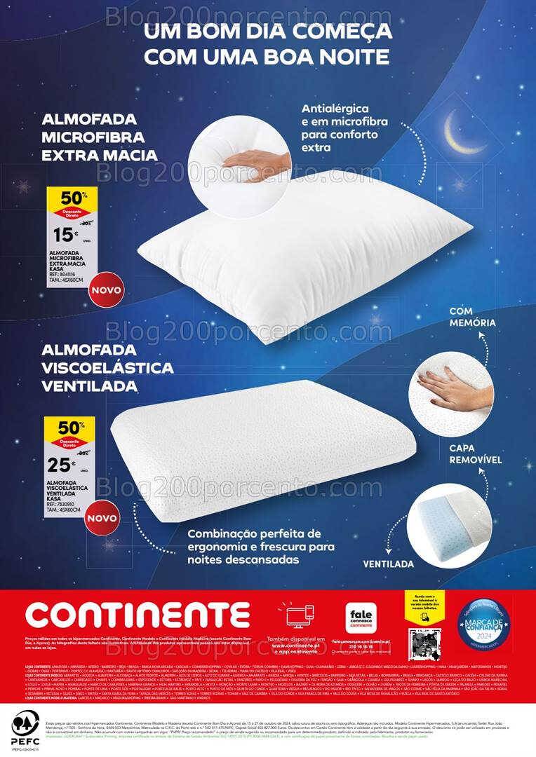 Antevisão Folheto CONTINENTE Casa Outono Promoções de 15 a 27 outubro