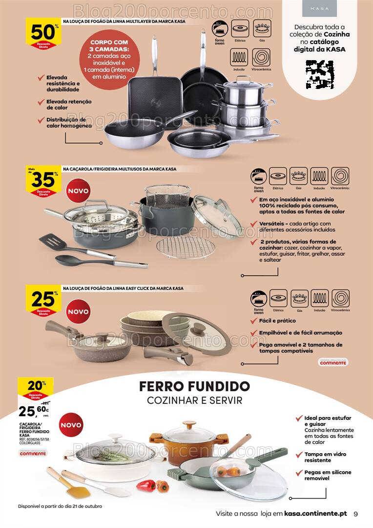 Antevisão Folheto CONTINENTE Casa Outono Promoções de 15 a 27 outubro