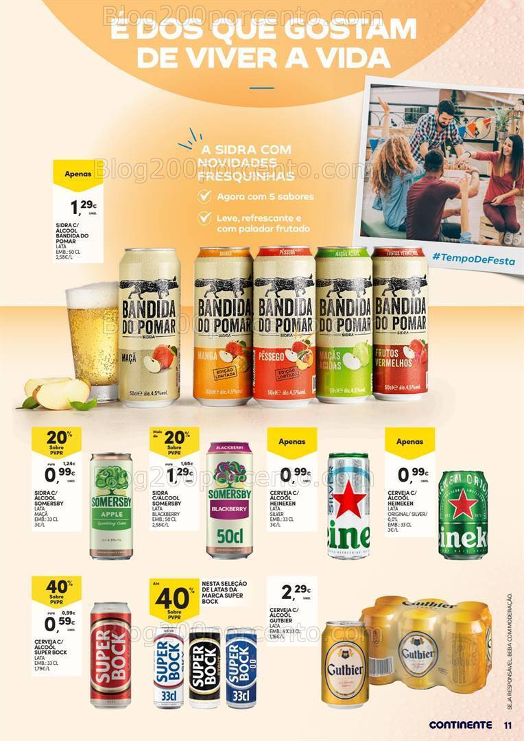 Antevisão Folheto CONTINENTE Cervejas e Mariscos - 28 maio a 9 junho