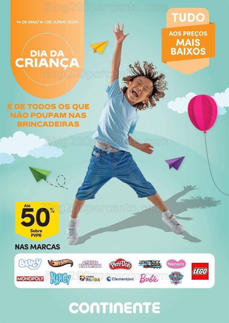 Antevisão Folheto CONTINENTE Especial Dia da Criança Promoções de 14 maio a 1 junho