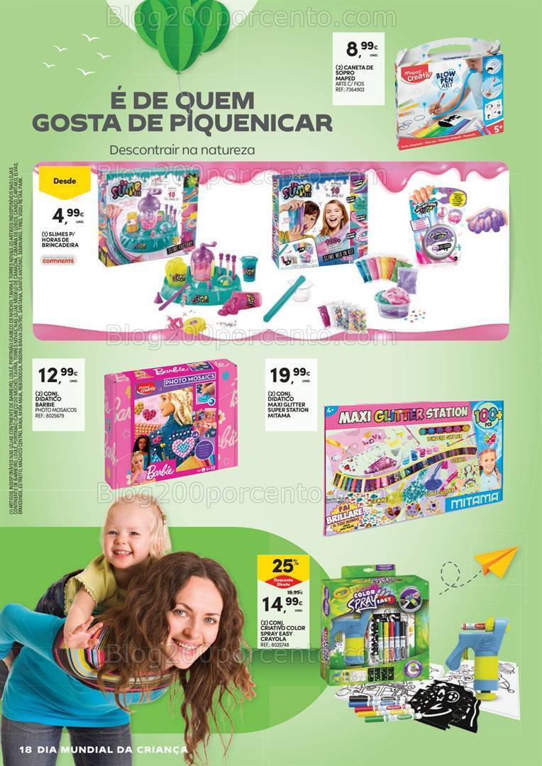 Antevisão Folheto CONTINENTE Especial Dia da Criança Promoções de 14 maio a 1 junho