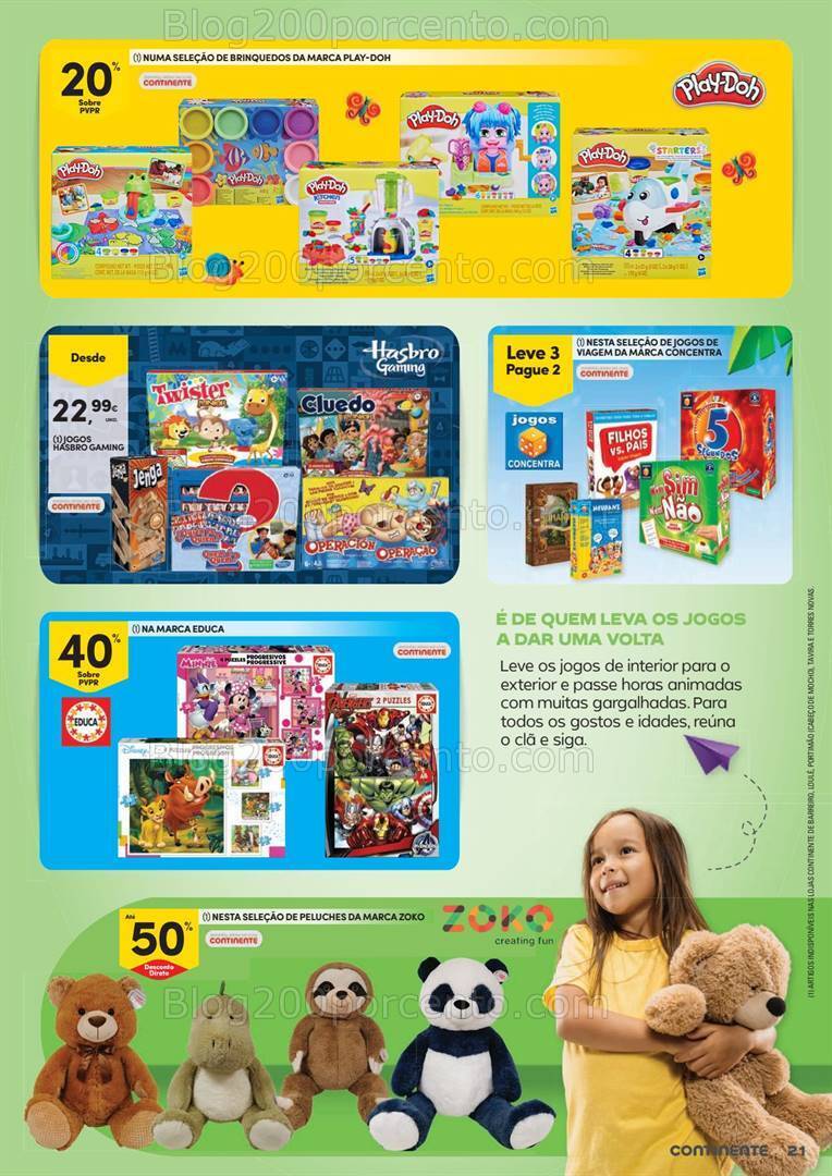 Antevisão Folheto CONTINENTE Especial Dia da Criança Promoções de 14 maio a 1 junho