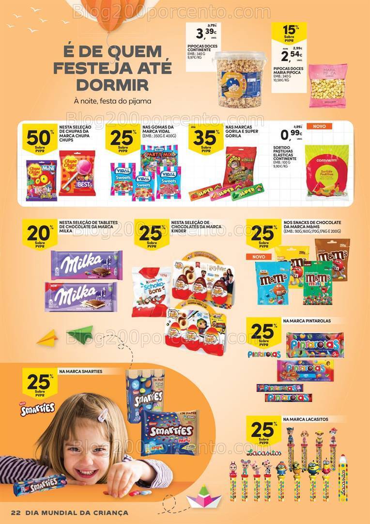 Antevisão Folheto CONTINENTE Especial Dia da Criança Promoções de 14 maio a 1 junho