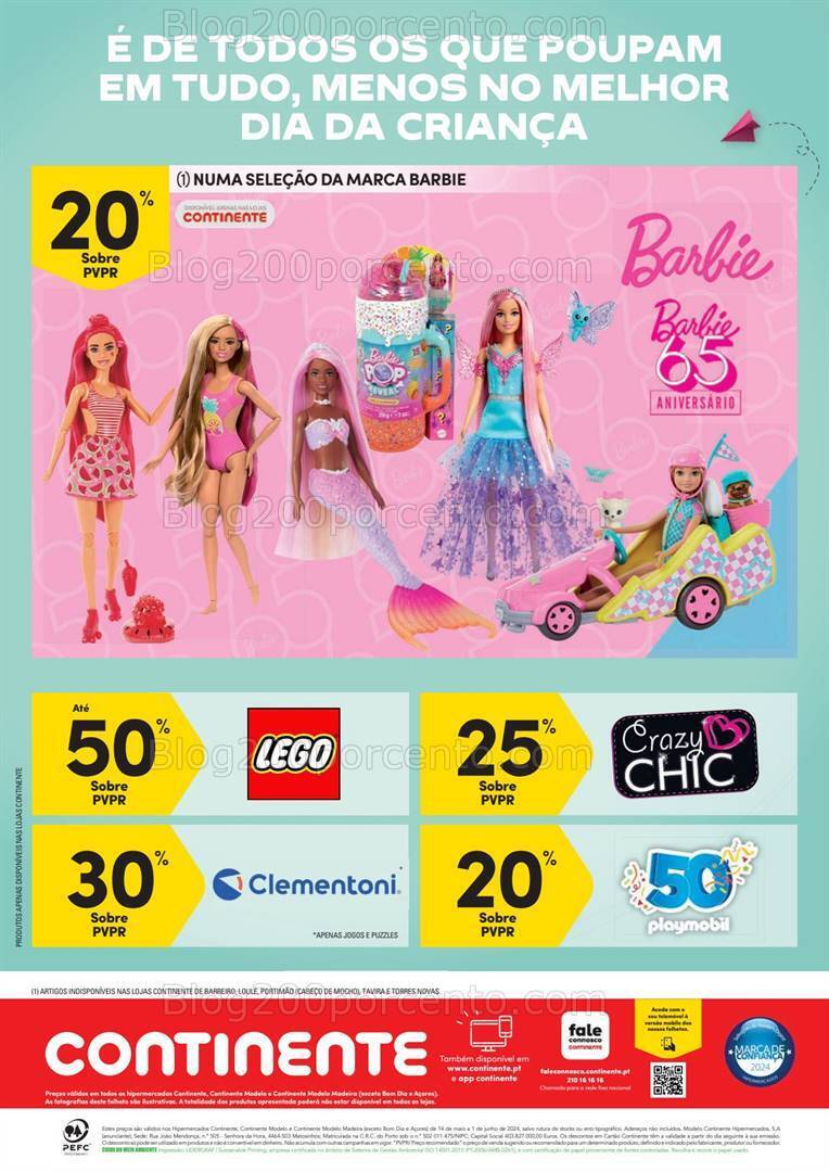 Antevisão Folheto CONTINENTE Especial Dia da Criança Promoções de 14 maio a 1 junho