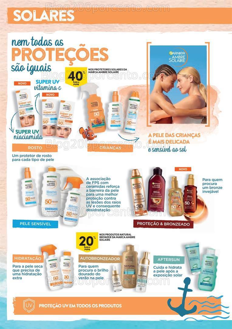 Antevisão Folheto CONTINENTE Verão Beleza Promoções de 9 a 21 julho