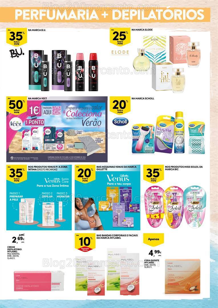 Antevisão Folheto CONTINENTE Verão Beleza Promoções de 9 a 21 julho