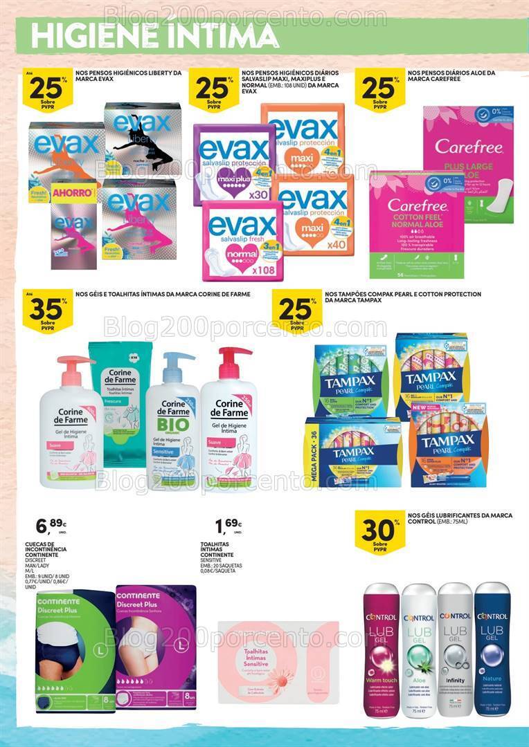 Antevisão Folheto CONTINENTE Verão Beleza Promoções de 9 a 21 julho