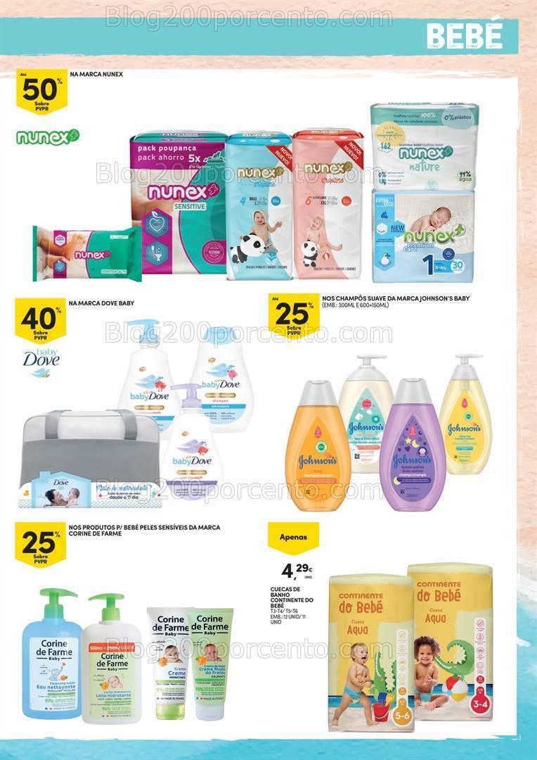 Antevisão Folheto CONTINENTE Verão Beleza Promoções de 9 a 21 julho