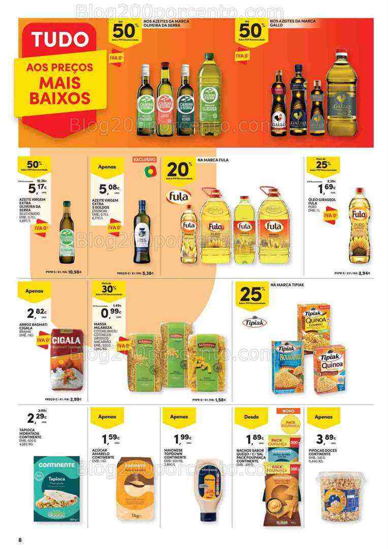 Antevisão Folheto CONTINENTE Extra Promoções de 1 a 15 agosto