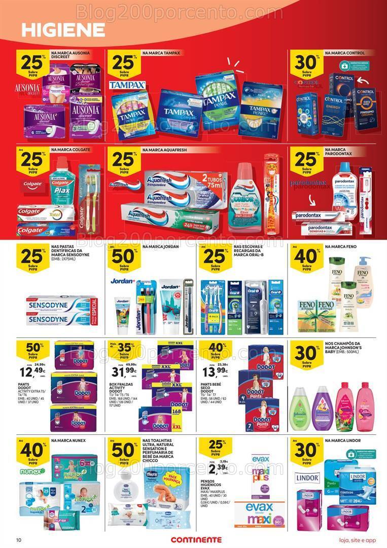 Antevisão Folheto CONTINENTE Grandes Marcas Promoções de 26 setembro a 8 outubro