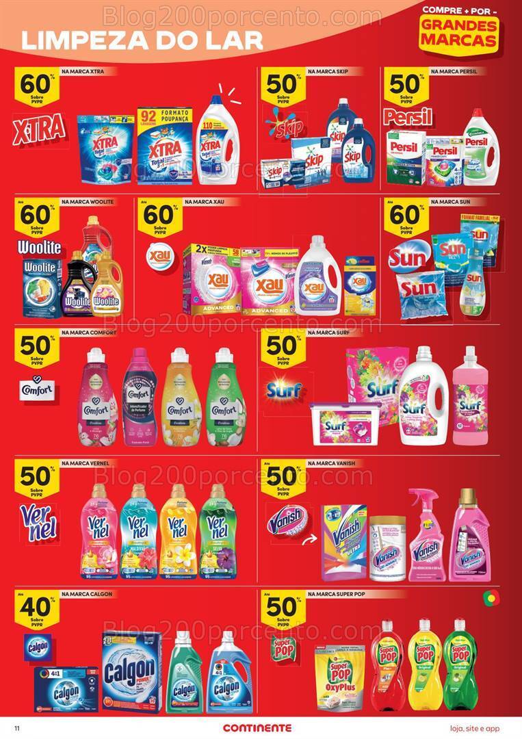 Antevisão Folheto CONTINENTE Grandes Marcas Promoções de 26 setembro a 8 outubro