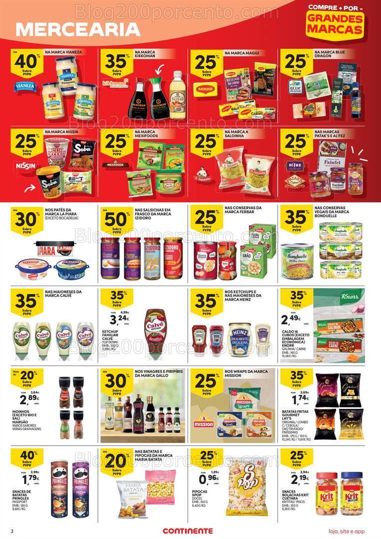 Antevisão Folheto CONTINENTE Grandes Marcas Promoções de 26 setembro a 8 outubro