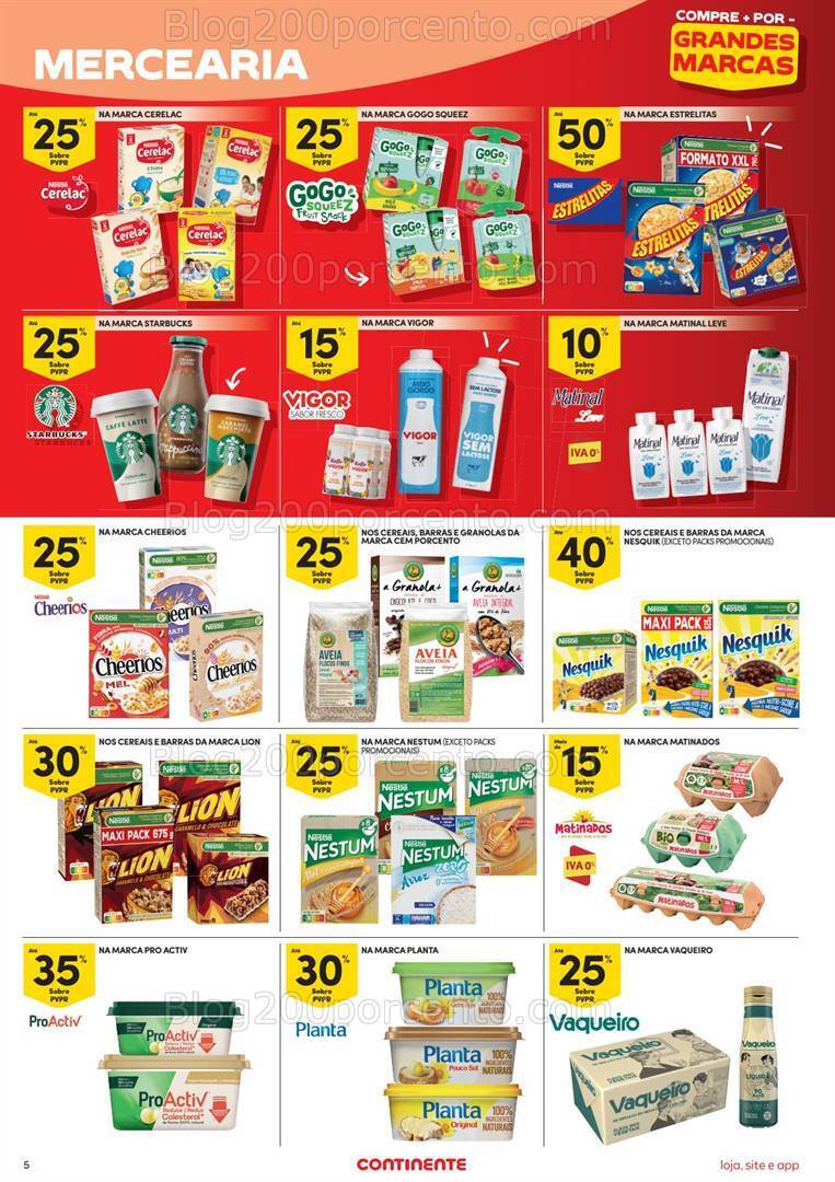 Antevisão Folheto CONTINENTE Grandes Marcas Promoções de 26 setembro a 8 outubro