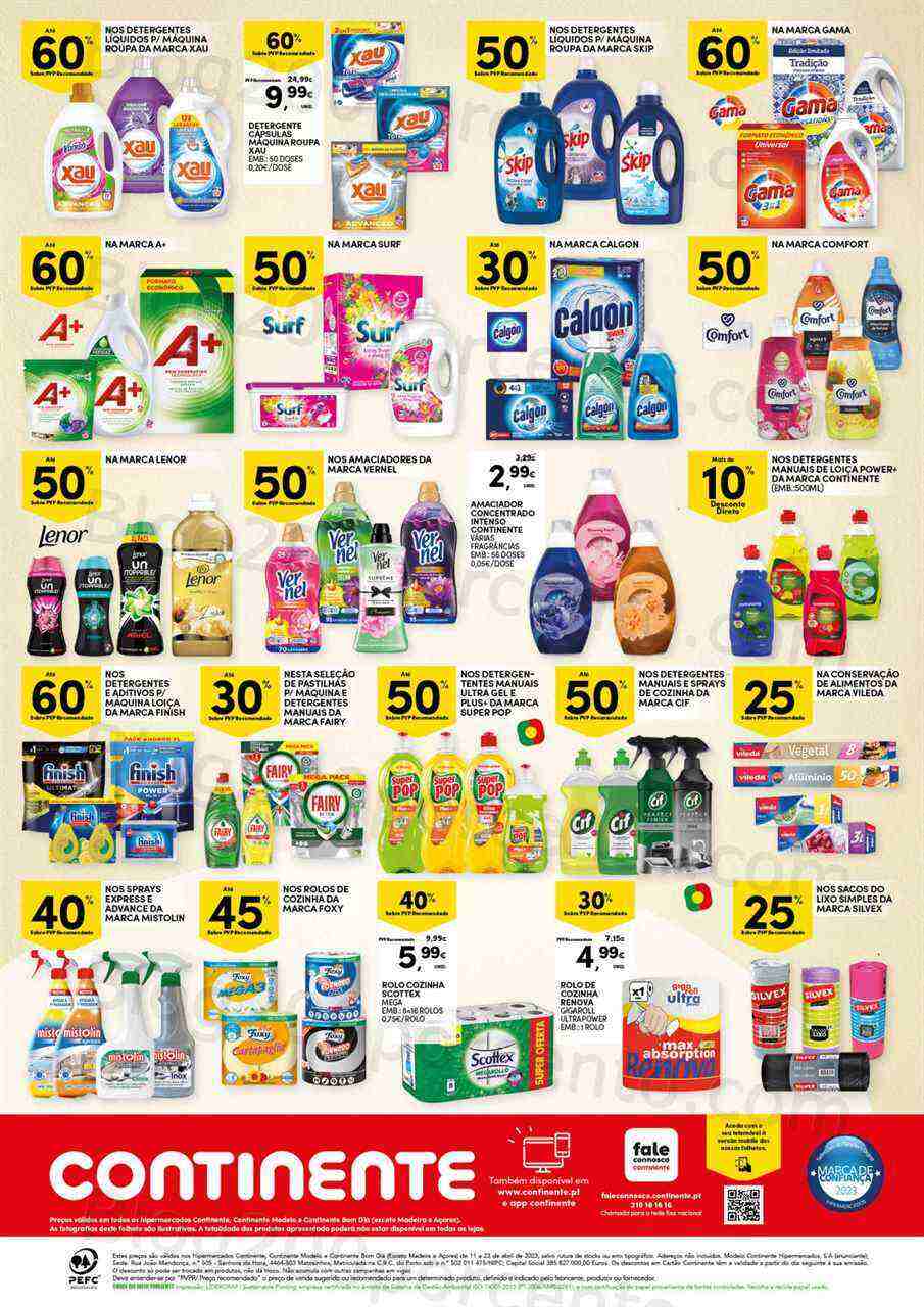 Antevisão Folheto CONTINENTE Mercearia Promoções de 11 a 23 abril
