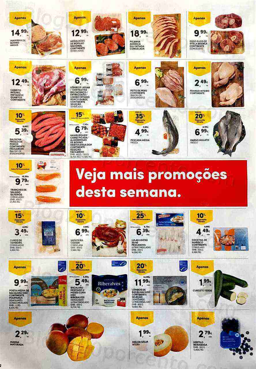Antevisão Folheto CONTINENTE Promoções Fim de Semana - 14 a 17 abril