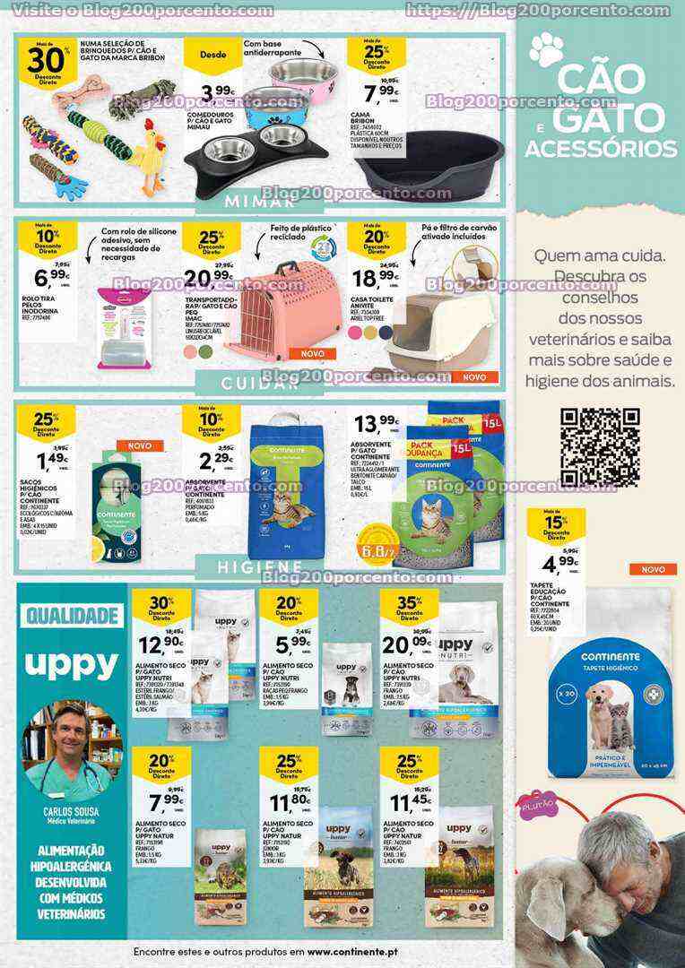 Antevisão Folheto CONTINENTE Feira Animal Promoções de 6 a 18 junho