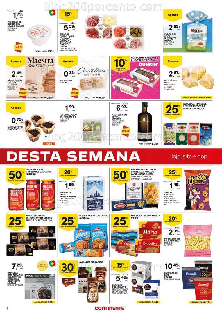 Antevisão Folheto CONTINENTE Promoções Fim de Semana - 1 a 4 setembro