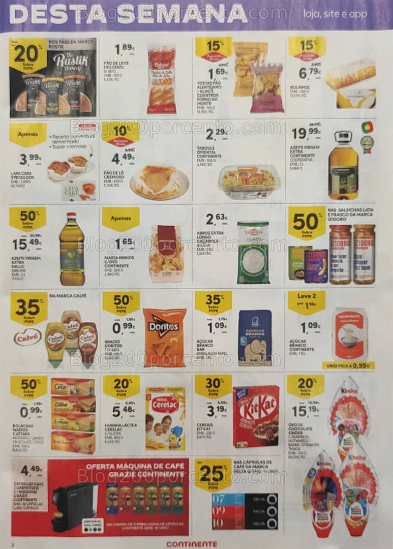 Antevisão Folheto CONTINENTE Promoções Fim de Semana 11 a 14 abril