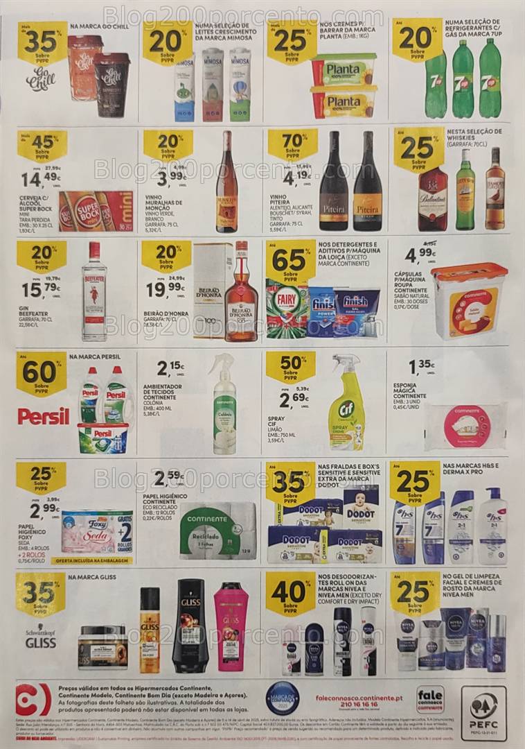 Antevisão Folheto CONTINENTE Promoções Fim de Semana 11 a 14 abril