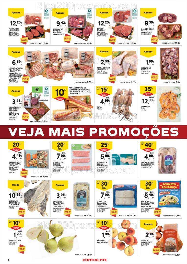Antevisão Folheto CONTINENTE Promoções Fim de Semana - 13 a 16 outubro