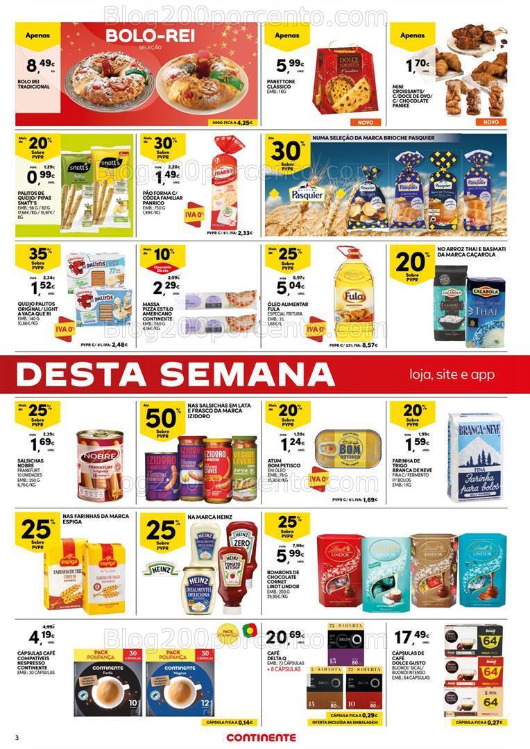 Antevisão Folheto CONTINENTE Promoções Fim de Semana - 13 a 16 outubro